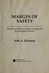 Cover of Margin of Safety